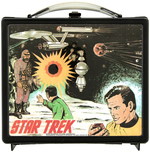 "STAR TREK" CANADIAN PLASTIC LUNCHBOX & THERMOS.