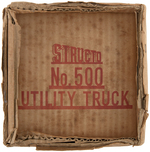 STRUCTO "NO. 500 UTILITY TRUCK" BOXED REFUSE TRUCK.