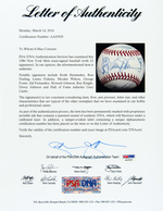 1986 WORLD SERIES CHAMPS NEW YORK METS TEAM-SIGNED BASEBALL.