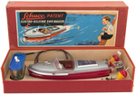 SCHUCO "ELEKTRO-DELFINO 5411 NAVICO" BOXED BATTERY-OPERATED BOAT.