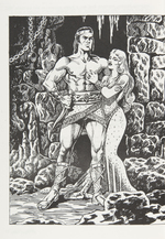 CONAN-RELATED "AMRA: THE SWORD & SORCERY MAGAZINE" FANZINE LOT.