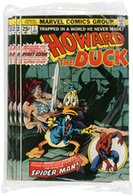 HOWARD THE DUCK #1 AND #2 IN DISTRIBUTION BAGS. LOT OF 20 ISSUES.