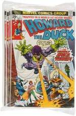 HOWARD THE DUCK #1 AND #2 IN DISTRIBUTION BAGS. LOT OF 20 ISSUES.