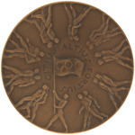 1956 MELBOURNE OLYMPICS PARTICIPATION MEDAL.