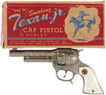 HUBLEY "TEXAN JR." BOXED CAP GUN PAIR.