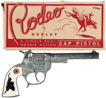 HUBLEY "RODEO & DAGGER DERRINGER" BOXED CAP GUN PAIR.