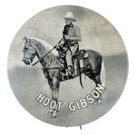 "HOOT GIBSON" 1930s RARE BUTTON.