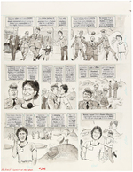 "MAD" #246 COMPLETE STORY ORIGINAL ART FEATURING ROBIN WILLIAMS.