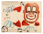 "HOWDY DOODY ANIMATED PUPPET" & "POLL PARROT'S CLARABELL TUK A TAB MASK" PREMIUM PAIR.