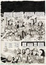 "MAD" #307 ANGELO TORRES "BACKDRAFT" SPOOF COMPLETE STORY ORIGINAL ART.