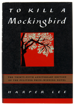 HARPER LEE SIGNED "TO KILL A MOCKINGBIRD" HARDCOVER.