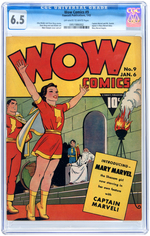 "WOW COMICS" #9 JANUARY 1943 CGC 6.5 FINE+.