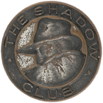 "THE SHADOW CLUB" STUD, CARD & RARELY SEEN ENVELOPE.