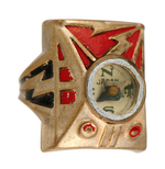 CAPTAIN MARVEL ROCKET RAIDER COMPASS RING.