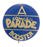 "TIP-TOP COMICS" & "COMICS ON PARADE" RARE BOOSTER BUTTON PAIR.