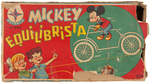 "MICKEY BALANCER" MICKEY MOUSE ON BIKE BOXED BRAZILIAN STRING TOY.