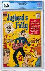 "JUGHEAD'S FOLLY" #1 1957 CGC 6.5 FINE+.