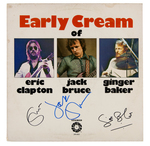 CREAM FULL BAND SIGNED LP ALBUM COVER.