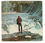 JOHN DENVER SIGNED "ROCKY MOUNTAIN HIGH" LP ALBUM COVER.