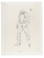 G.I. JOE "B.A.T. II" CONCEPT ORIGINAL ART PAIR BY KURT GROEN.