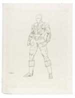 G.I. JOE "B.A.T. II" CONCEPT ORIGINAL ART PAIR BY KURT GROEN.