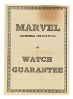 "CAPTAIN MARVEL" BOXED WATCH.