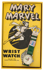 "MARY MARVEL" BOXED WATCH.