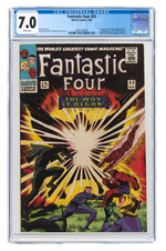 "FANTASTIC FOUR" #44 AND #53 CGC PAIR.