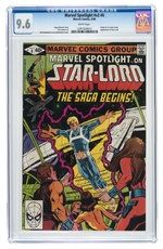 "MARVEL SPOTLIGHT" CGC 9.6 NM+ PAIR (FIRST STAR-LORD).