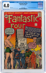 "FANTASTIC FOUR" #8 & #9 CGC PAIR.