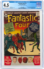 "FANTASTIC FOUR" #10 & #11 CGC PAIR.