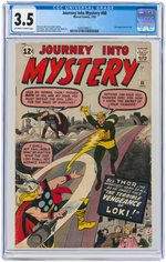 "JOURNEY INTO MYSTERY" #86-88 CGC TRIO.