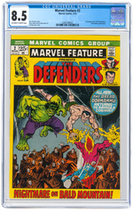 "MARVEL FEATURE" #1-3 CGC TRIO.