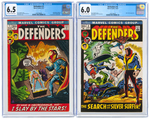 "DEFENDERS" #1-3 & #10 CGC LOT.