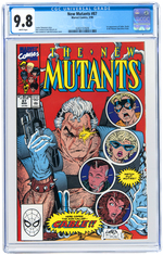 "NEW MUTANTS" #87 MARCH 1990 CGC 9.8 NM/MINT (FIRST CABLE).