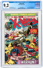 "X-MEN" #95 OCTOBER 1975 CGC 9.2 NM-.