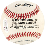 MUHAMMAD ALI SIGNED BASEBALL.