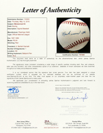 MUHAMMAD ALI SIGNED BASEBALL.