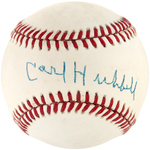 CARL HUBBELL SINGLE-SIGNED BASEBALL.