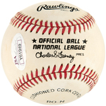 LEO DUROCHER SINGLE-SIGNED BASEBALL.