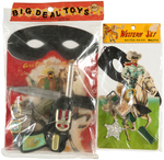 LONE RANGER UNAUTHORIZED TOY SETS.