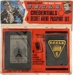 "THE MAN FROM U.N.C.L.E. CREDENTIAL & SECRET AGENT PASSPORT SET."