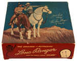 "THE LONE RANGER AND HIS GREAT HORSE SILVER" BOXED HARTLAND AND PROMO PHOTO.