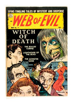 WEB OF EVIL #14 MAY 1954 COMIC MAGAZINE/QUALITY COMICS GROUP.