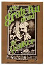 BILL GRAHAM CONCERT POSTER BG-176 FEATURING THE GRATEFUL DEAD.