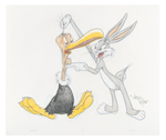 VIRGIL ROSS BUGS BUNNY & BEAKY BUZZARD SPECIALTY ORIGINAL ART.