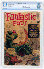 "THE FANTASTIC FOUR" #1 NOVEMBER 1961 CBCS 1.8 GOOD- (FIRST FANTASTIC FOUR).