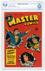 "MASTER COMICS" #124 OCTOBER 1951 CBCS 9.0 VF/NM.