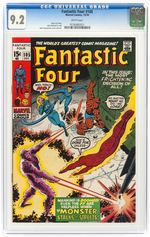 "FANTASTIC FOUR" #69 & #105 CGC PAIR.