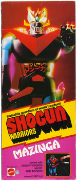 "SHOGUN WARRIORS - MAZINGA" BOXED TOY.